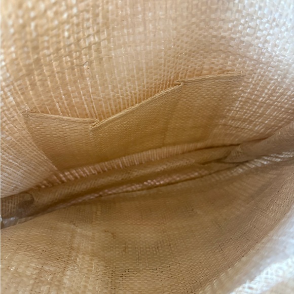 Natural Straw Tote with Multicolor Floral Embroidery - Picture 6 of 6